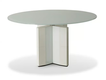 DE_SYMETRIA - Round wooden meeting table by i 4 Mariani - view 2